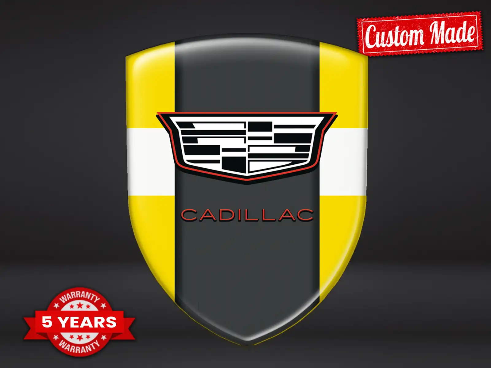 Cadillac Autocollants Logo Perso Résistants Édition Limitée